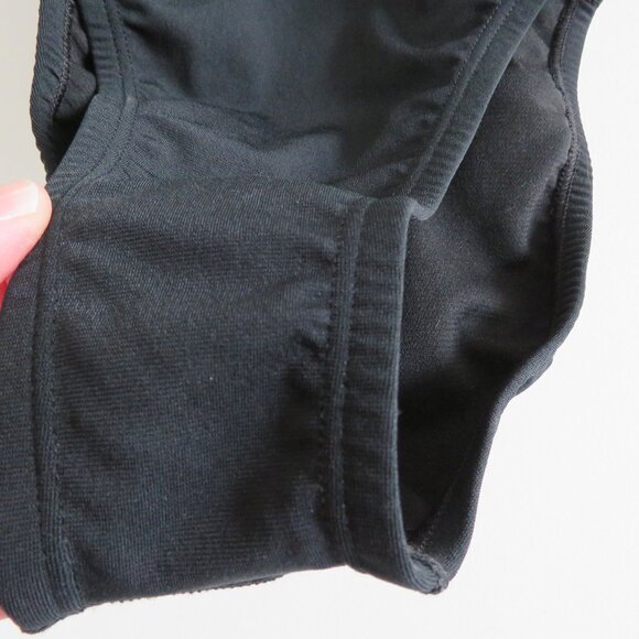 NIKE HYDRASTRONG Solid Racer Women's Athletic Swimsuit in Black - Size 0 NWT - Picture 6 of 12